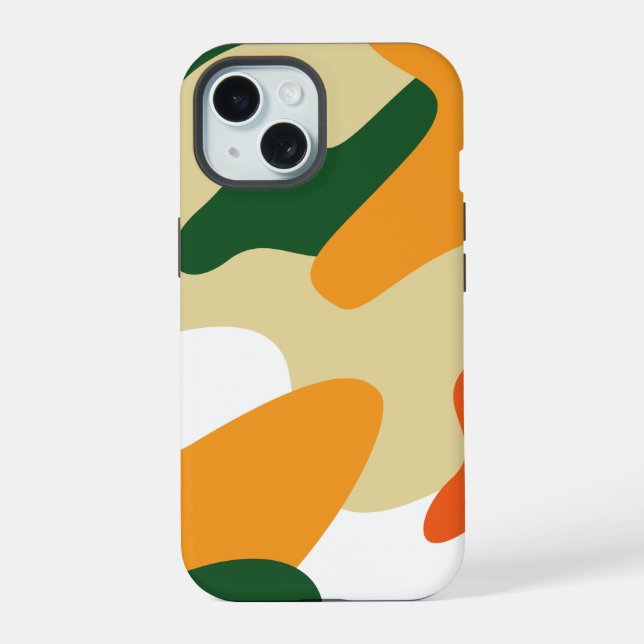 Coque iPhone 15 camouflage (Verso)