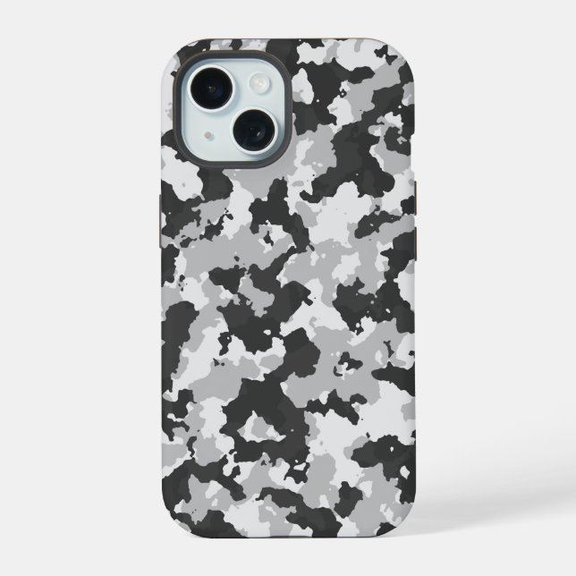 Coque iPhone 15 camouflage (Verso)