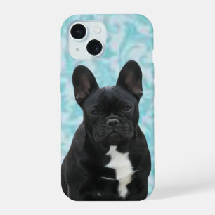 Coque iPhone 15 Carte de vœux de Thanksgiving avec un bouledogue f