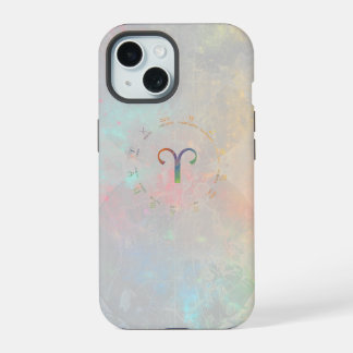 Coque iPhone 15 Carte Zodiac Bélique