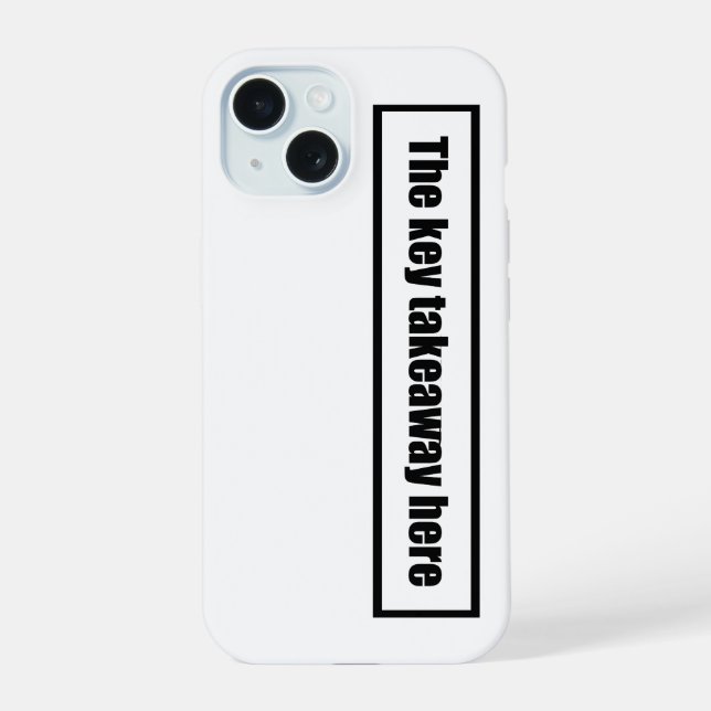 Coque iPhone 15 cas amusant (Verso)