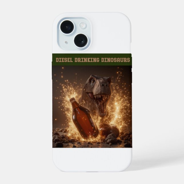 Coque iPhone 15 Casser des bouteilles de bière (Verso)