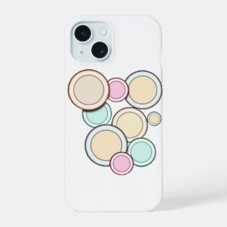 Coque iPhone 15 Cercles colorés