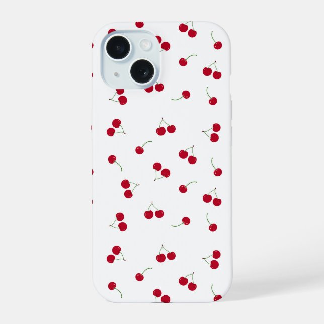 Coque iPhone 15  Cerise Cerises (Verso)