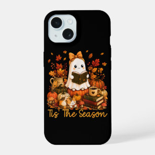 Coque iPhone 15 C'est la saison Gentil Fantôme Livre d'automne