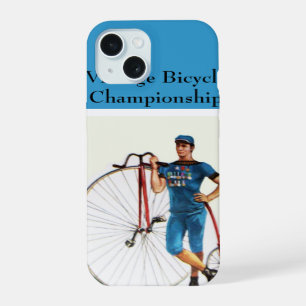 Coque iPhone 15 Championnat de vélo vintage