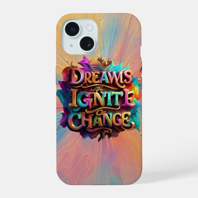 Coque iPhone 15 "Changement de mouvement" (Verso)