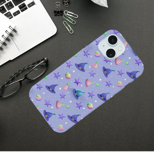 Coque iPhone 15 Chapeaux de Sorcière Pastel – Motif Mignon et Kawa