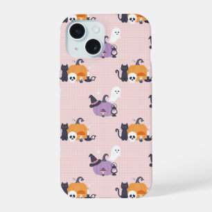 Coque iPhone 15 Charme Halloween cosy
