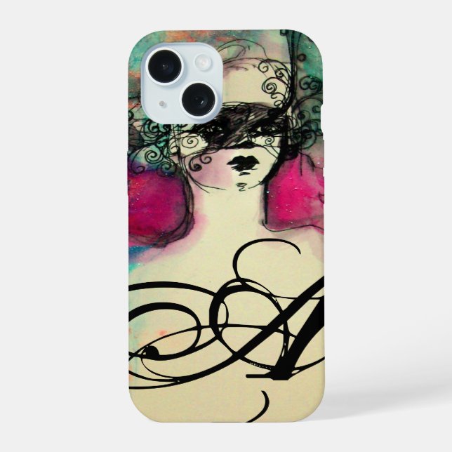 COQUE iPhone 15 CHARME MONOGRAMME (Verso)