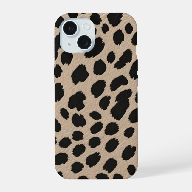 Coque iPhone 15 Chat Chèvre (Verso)