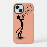 Chat joueur de trompette de Jazz Smooth