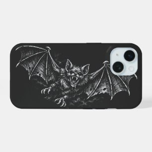 Coque iPhone 15 Chauve-souris plongeante - par BurnsInHell