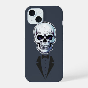 Coque iPhone 15 Chemise d'Halloween squelette de maison hantée