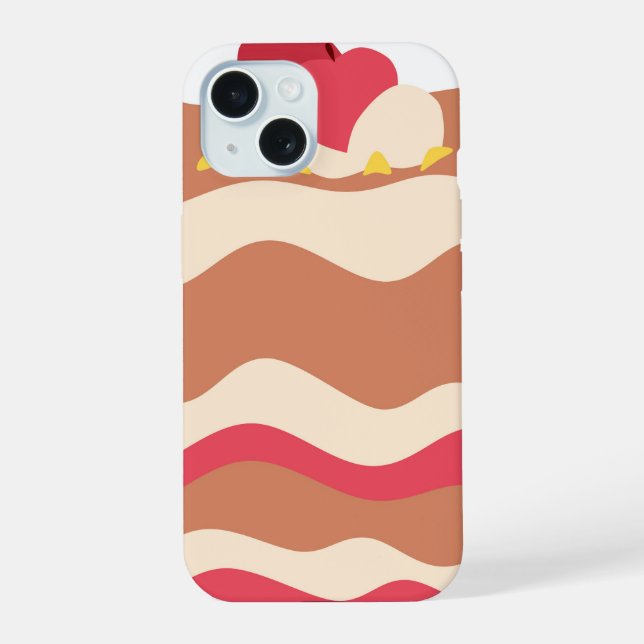 Coque iPhone 15 Cherry Cake (Verso)