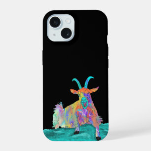 Coque iPhone 15 Chèvre qui crie drôle