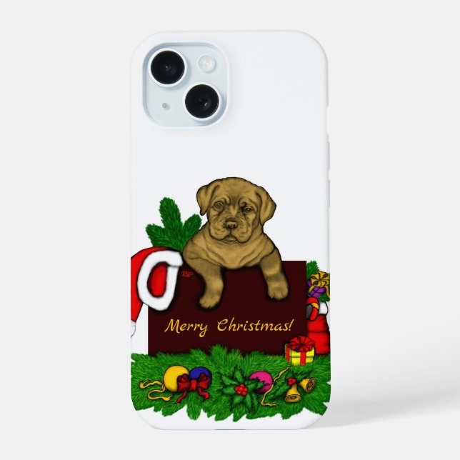 Coque iPhone 15 Chiffre XMas (Verso)