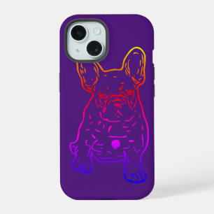 Coque iPhone 15 Chiot mignon Bouledogue Français