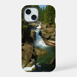 Coque iPhone 15 Chutes d'argent au parc national du mont Rainier