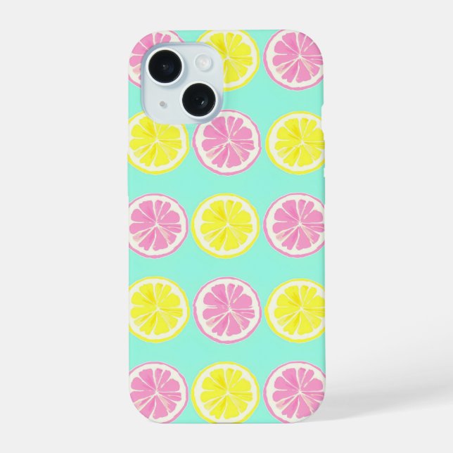 Coque iPhone 15 Citrus Symphony (Verso)