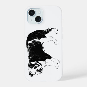 Coque iPhone 15 Clarté Bulldog, Bordure Iconique