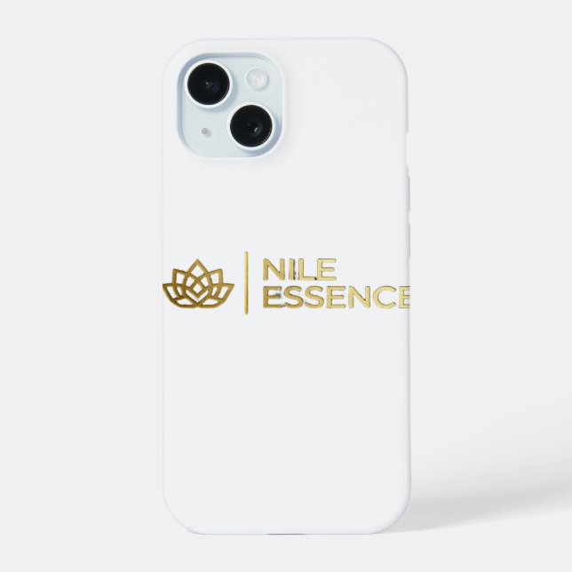 Coque iPhone 15 Collection Essence d'Or du Nil (Verso)