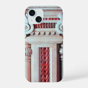 COQUE iPhone 15 COLONNE EN MARBRE ÉLÉGANTE, DÉCORATION D'INTÉRIEUR