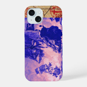COQUE iPhone 15 COMBAT DE NAVIRE PIRATE / CARTES AU TRÉSOR DE PIRA