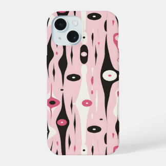 Coque iPhone 15 Composition abstraite goutte