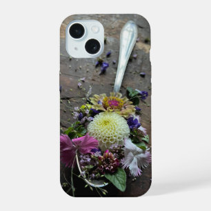 Coque iPhone 15 Conception de nature morte de force de cuillère