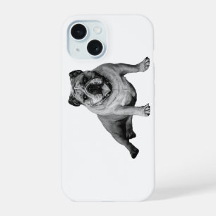 Coque iPhone 15 Conception ludique de bouledogue pour iPhone
