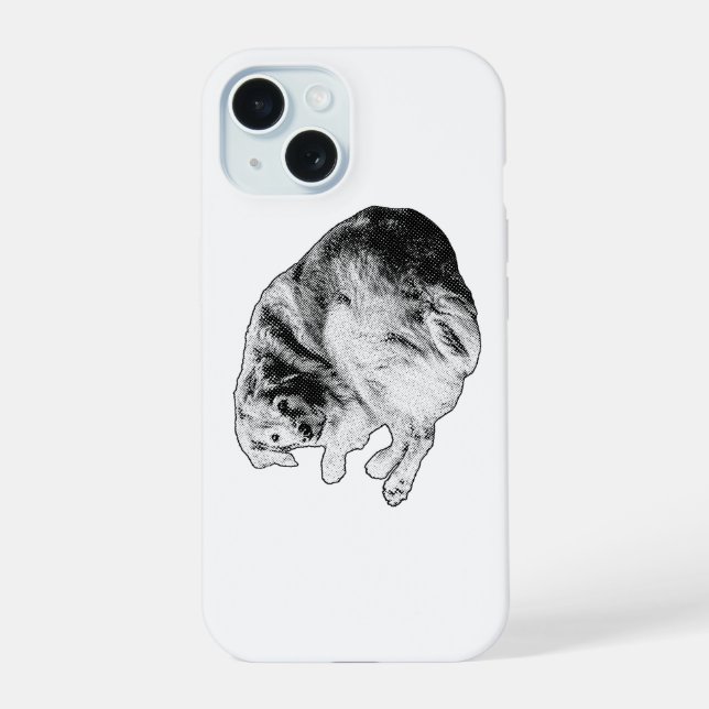 Coque iPhone 15 Confort Bouclé, Garde Douce (Verso)