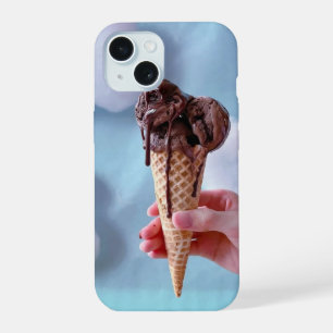 Coque iPhone 15 Conne de crème glacée fondue