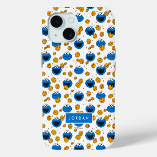 Coque iPhone 15 Cookie Monster C est pour motif Cookie