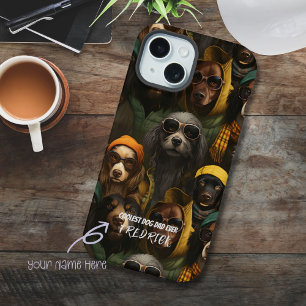 Coque iPhone 15 "Coolest Chien Maman/Papa Téléphone Case - Ajouter