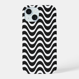 Coque iPhone 15 Copacabana Vagues Art Abstrait