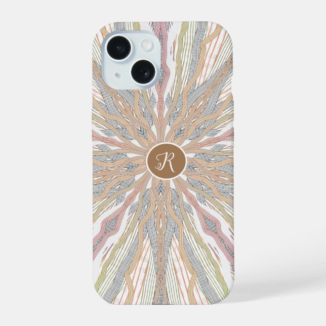 Coque iPhone 15 Coque-coque iphone abstrait (Verso)