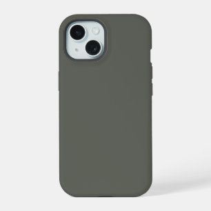 Coque iPhone 15 Couleur solide vert d'eau