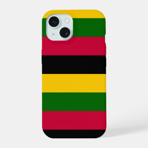 Coque iPhone 15 Couleurs africaines - Grandes Motifs