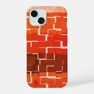 Coque iPhone 15 Couleurs Automnales Rustiques Fraîches