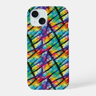 Coque iPhone 15 Couleurs Grunge 17