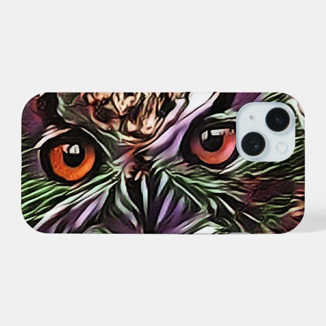 COQUE iPhone 15 COUPER OWL (Verso Horizontal)