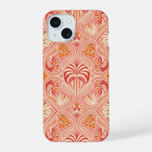 Coque iPhone 15 Coussin décoratif Blush Deco Palm