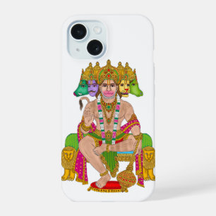 Coque iPhone 15 Couvre-téléphone Hanuman Ji Esprit du seigneur h
