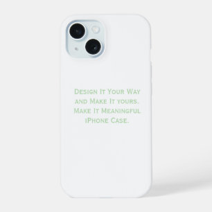 Coque iPhone 15 Créez votre personnalisation
