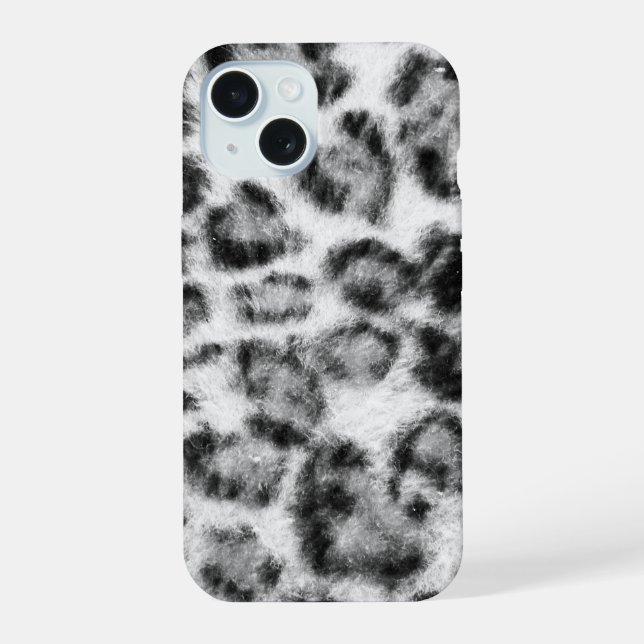 Coque iPhone 15 Créez votre propre blanc moderne (Verso)