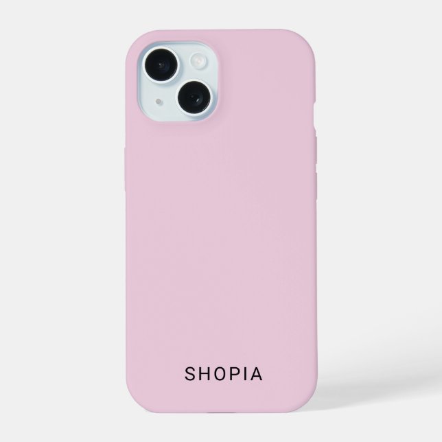 Coque iPhone 15 Créez Votre Propre Boîtier Iphone (Verso)