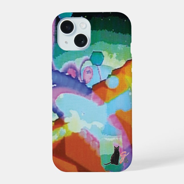 Coque iPhone 15 Cristalliser l'image KC (Verso)