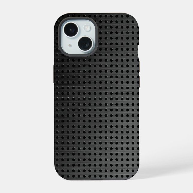 Coque iPhone 15 Cuir Brossé  (Verso)