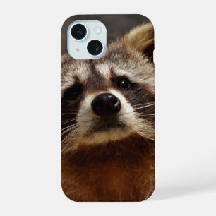 Coque iPhone 15 Curieux Photo Raccoon